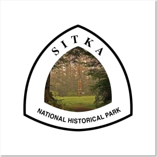 Sitka National Historical Park trail marker Posters and Art